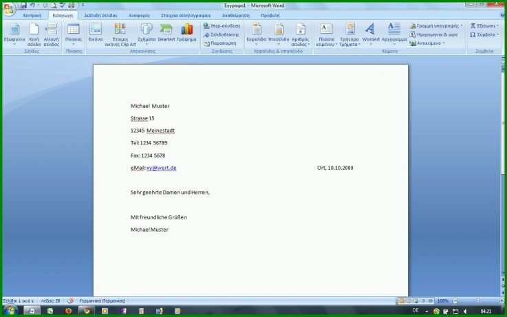 Spezialisiert Vorlage Brief Word 1280x800