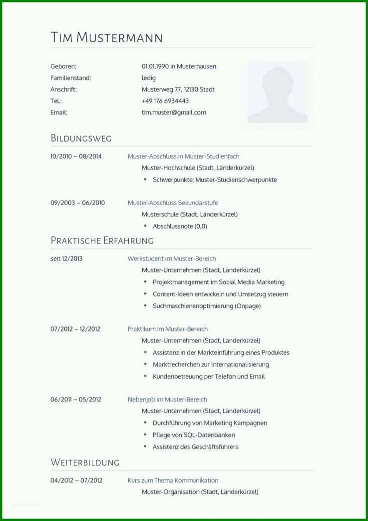 Tolle Din 5008 Vorlage Lebenslauf 1000x1414