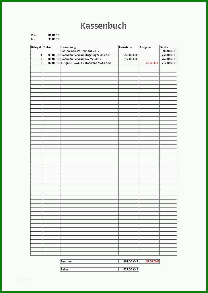 Bemerkenswert Kassenbuch Vorlage Openoffice 725x1024
