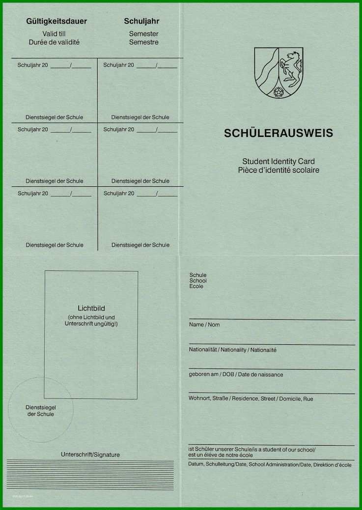 Bestbewertet Schülerausweis Vorlage 1200x1690