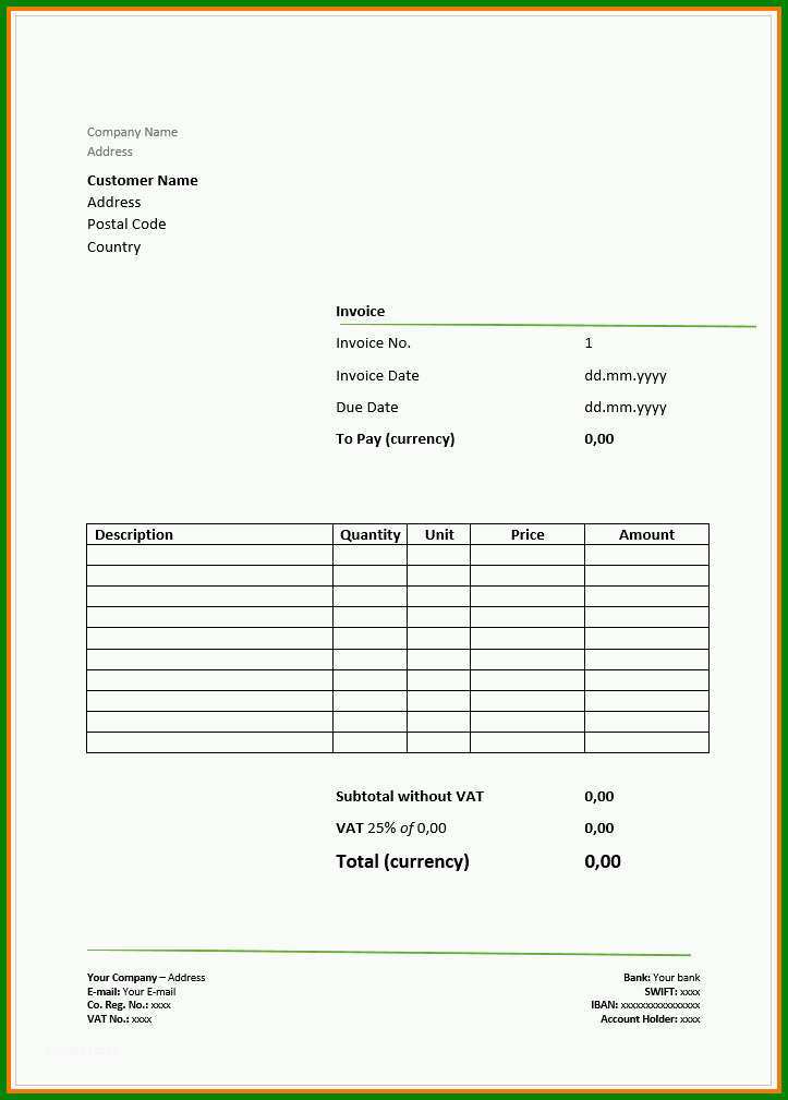 Neue Version Nebenkostenabrechnung Vorlage Word 723x1009