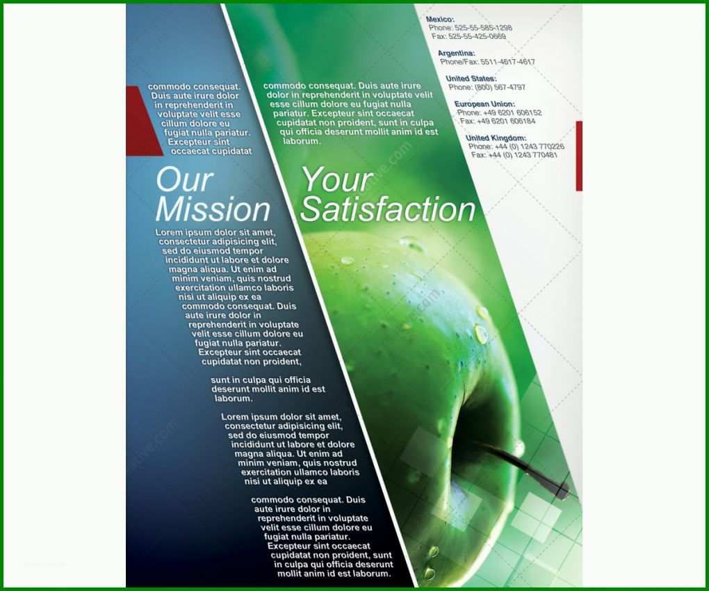 Empfohlen Info Flyer Vorlage 1200x1000