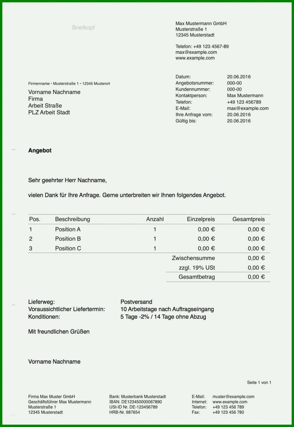 Selten Pages Lebenslauf Vorlage 1130x1636