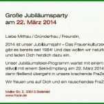 Wunderschönen Einladung Zum Jubiläum Vorlage 1100x500
