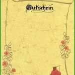 Überraschend Gutschein Vorlage A4 750x1035