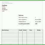 Ausnahmsweise Vorlage Rechnung Word Download Kostenlos 852x639