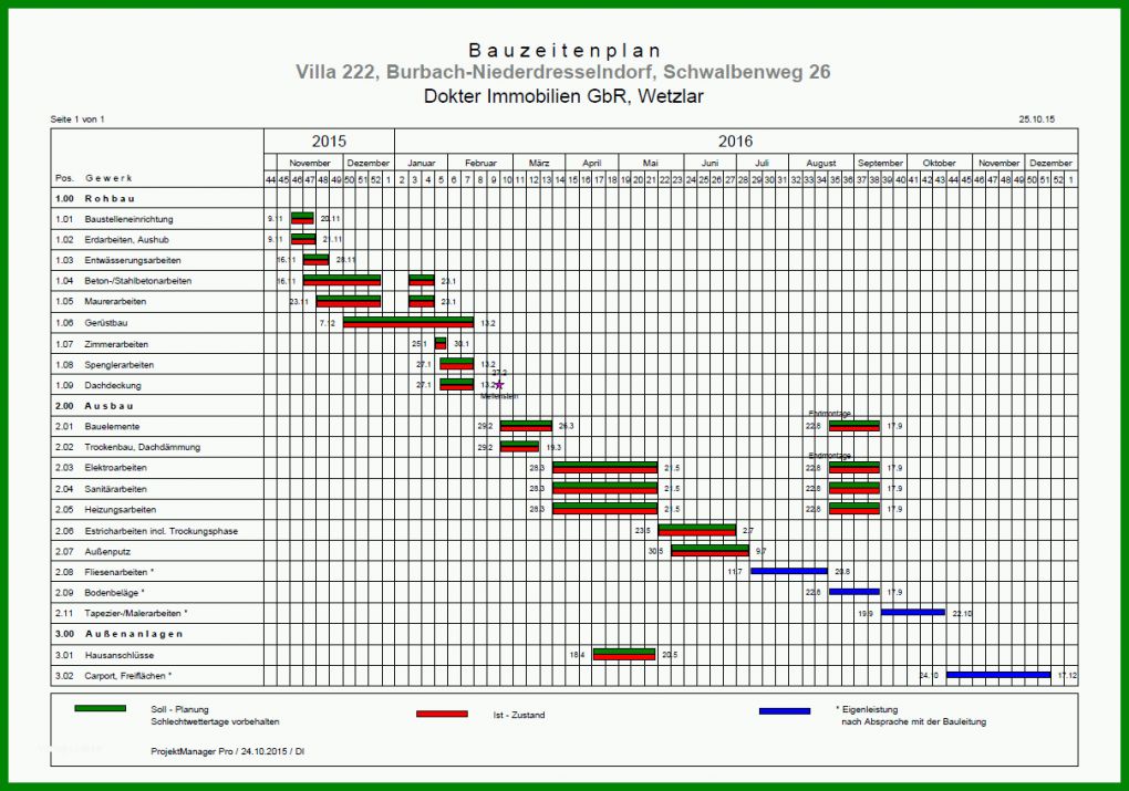 Neue Version Bauzeitenplan Vorlage 1209x847