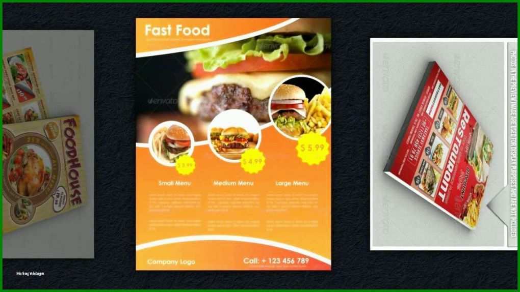 Exklusiv Imbiss Flyer Vorlage 1280x720