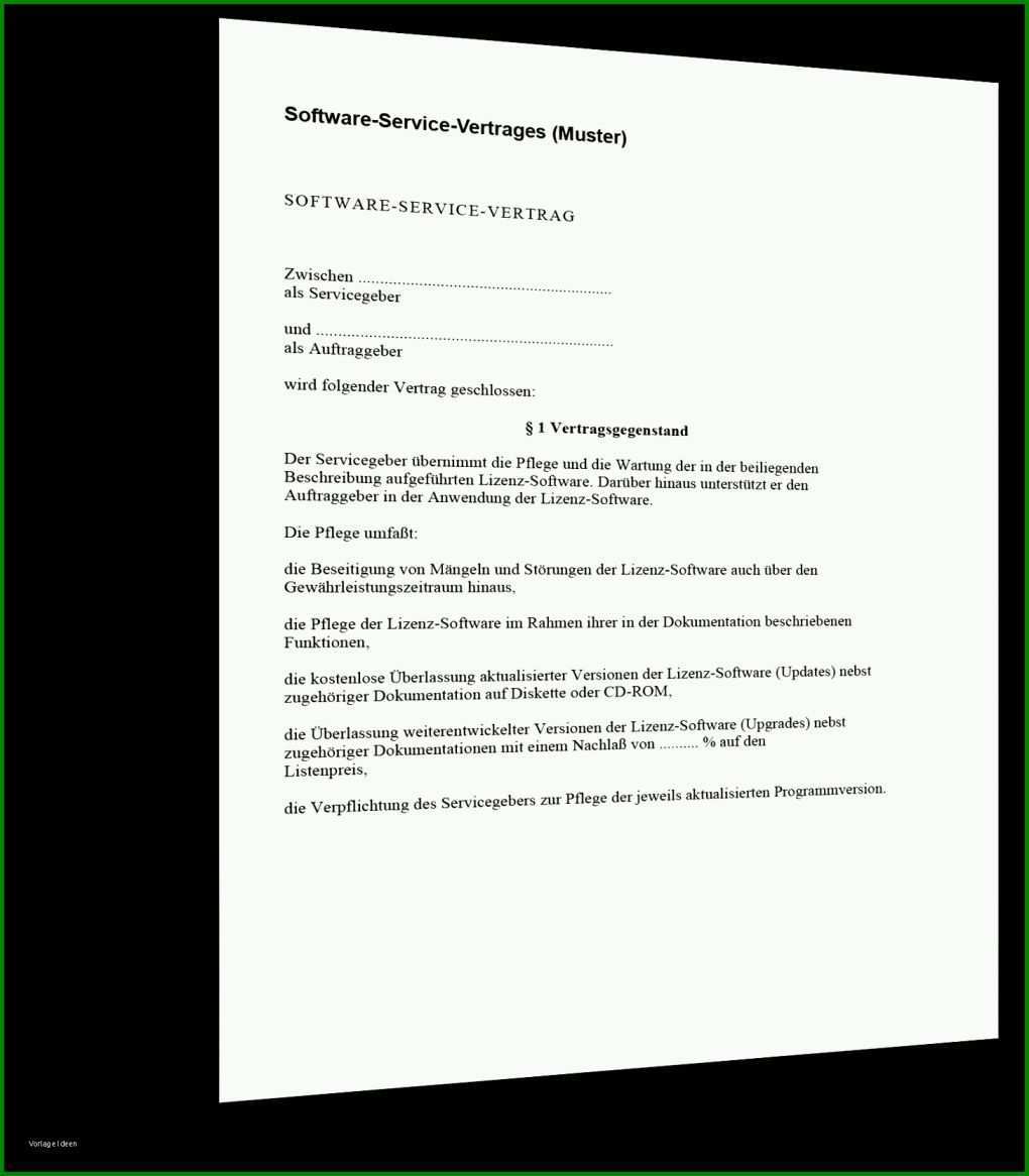 Einzigartig software Wartungsvertrag Vorlage 1457x1665