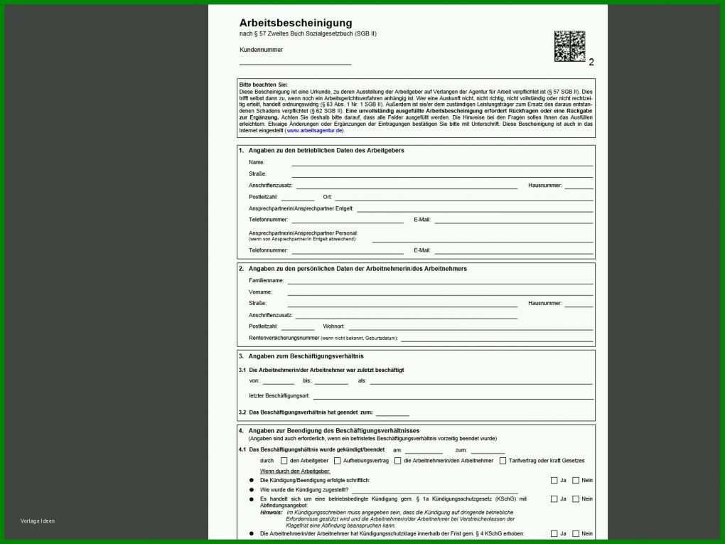 Außergewöhnlich Arbeitsbescheinigung Muster Vorlage Zum Download 1441x1081