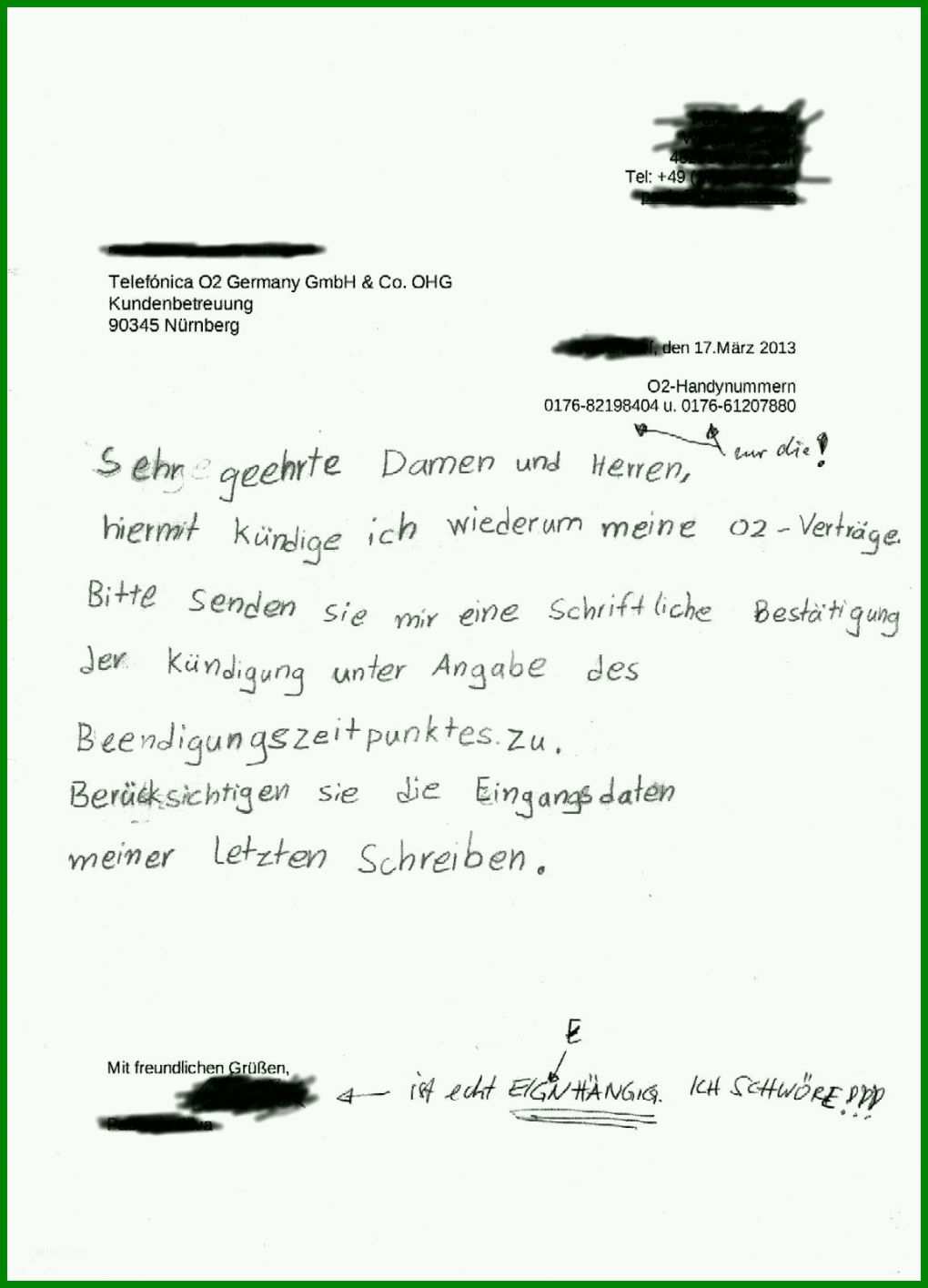 Fantastisch Vorlage Kündigung Dsl 1153x1600