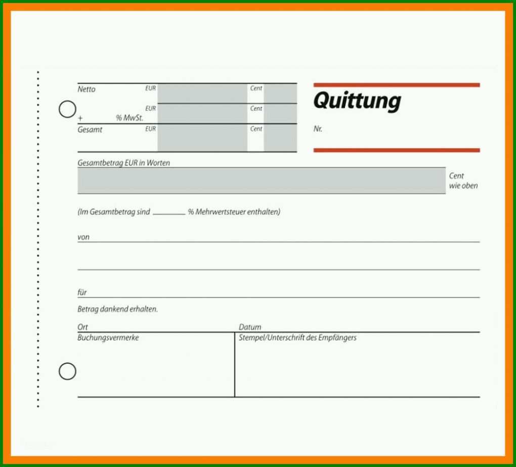 Unvergleichlich Quittung Privatverkauf Vorlage 1044x944