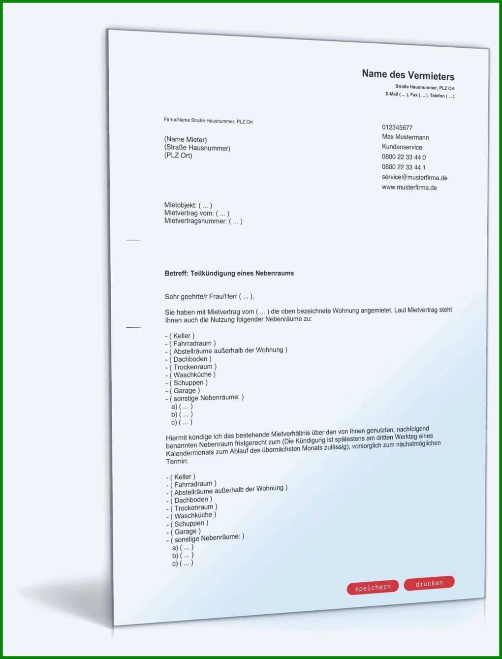 Bestbewertet Kündigung Mietvertrag Vorlage Kostenlos Pdf 1600x2100