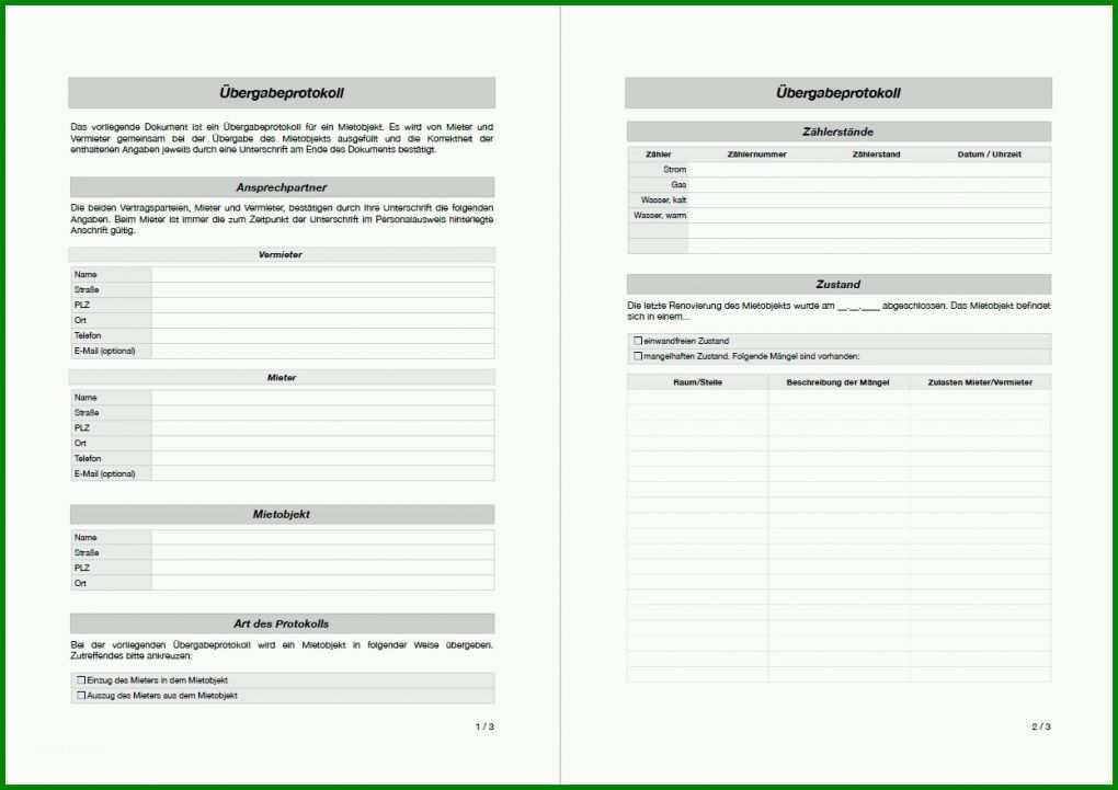 Hervorragend Abnahmeprotokoll Vorlage Word Kostenlos 1245x880