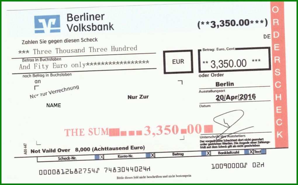 Erschwinglich Scheck Vorlage Zum Ausdrucken Pdf 1830x1138