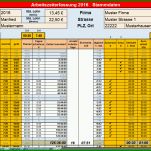Staffelung Arbeitszeit Excel Vorlage 1132x693
