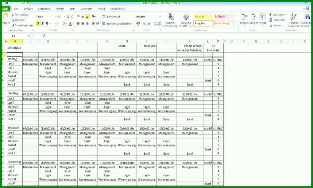 Auffällig Mitarbeiter Datenbank Excel Vorlage 1589x956
