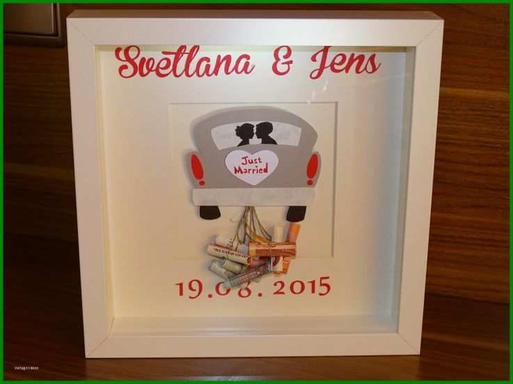Sturiana Geldgeschenk Zur Hochzeit Teil Der Just Married Auto Basteln Vorlage