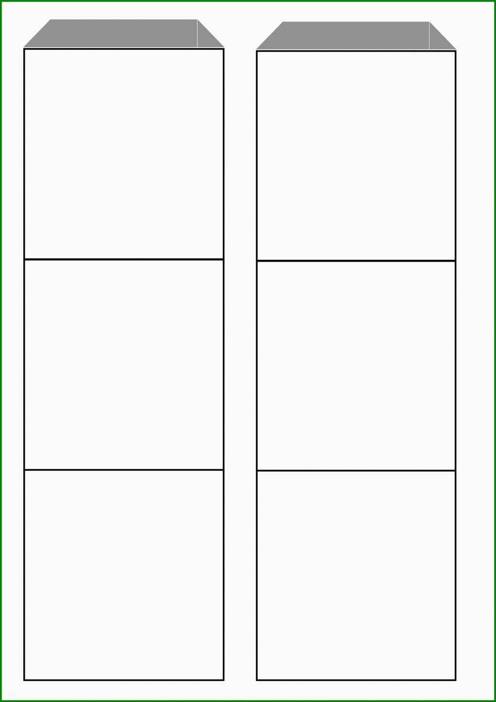 Schockieren Leporello Vorlage 2480x3509