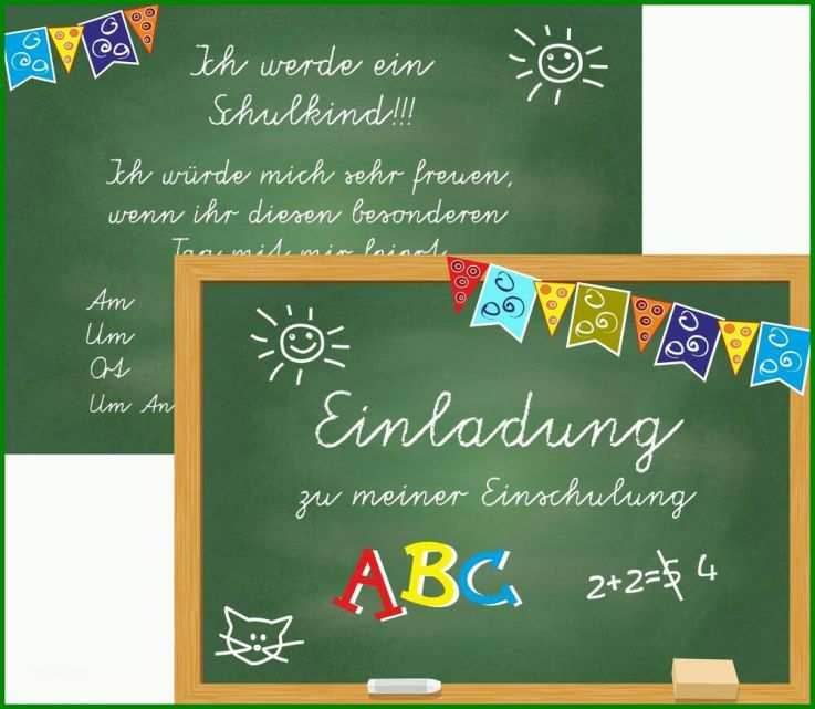 Faszinieren Einladung Einschulung Vorlagen 1000x870