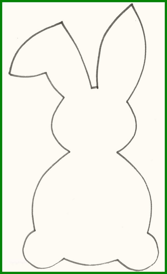 Ostern Basteln Mit Kindern Zum thema „ostereier Suchen“ Teil Der Osterhase Vorlage Basteln