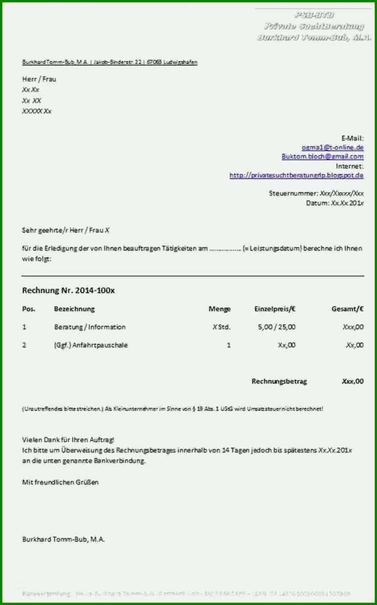 Ausgezeichnet Privat Rechnung Schreiben Vorlage 1006x1612
