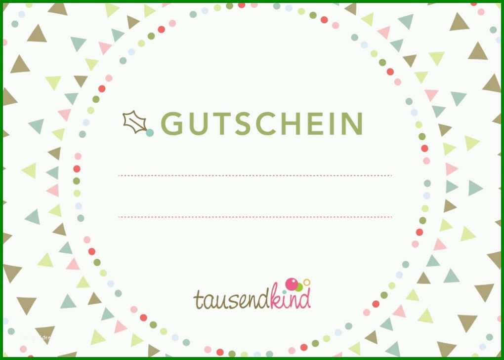 Hervorragend Gutschein Vorlage Zum Drucken 1024x732