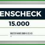Beste Spendenscheck Vorlage 1612x616