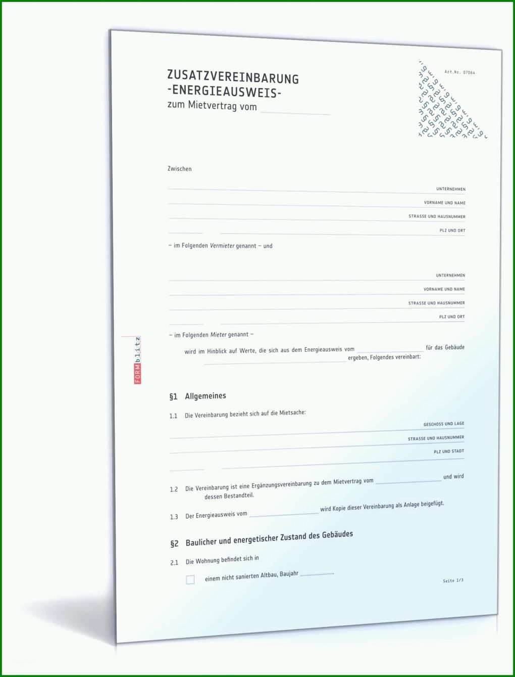 Staffelung Blau De Kündigung Vorlage Pdf 1600x2100