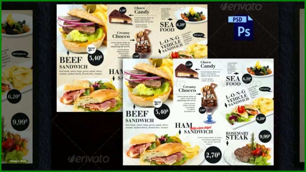 Ausnahmsweise Imbiss Flyer Vorlage 1280x720