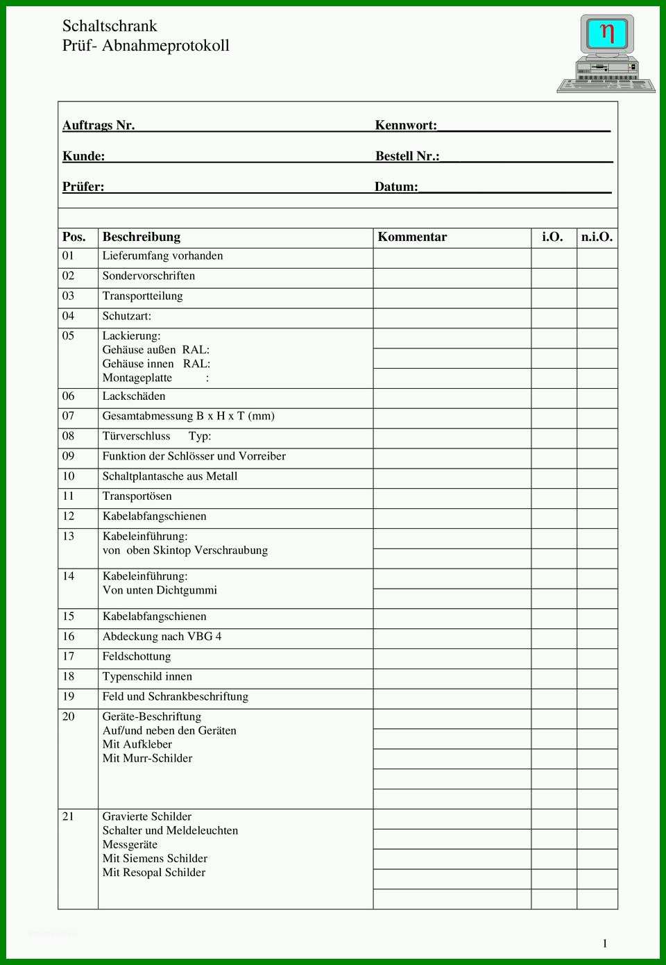Am Beliebtesten Typenschild Schaltschrank Vorlage Word 960x1390