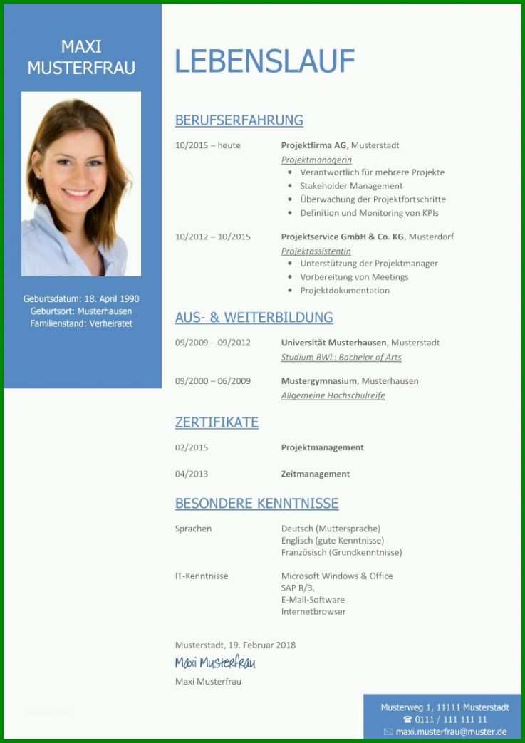 Toll Word Vorlage Lebenslauf Modern 800x1132