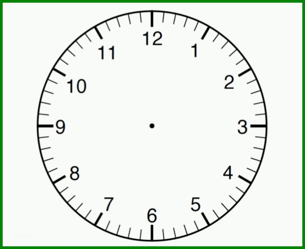 Perfekt Uhr Selber Basteln Vorlage 1024x834